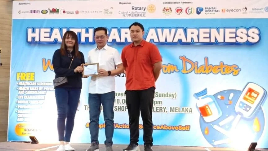 Healthcare Awareness for Diabetes with the Rotary Club of Kota Famosa